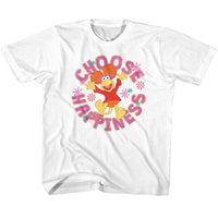 Thumbnail for FRAGGLE ROCK-FRAGGLE ROCK CHOOSE HAPPINESS-WHITE YOUTH S/S TSHIRT