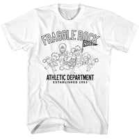 Thumbnail for FRAGGLE ROCK-FRAGGLE ROCK ATHLETIC DEPARTMENT-WHITE ADULT S/S TSHIRT