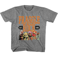 Thumbnail for FRAGGLE ROCK-FRAGGLE ROCK ATHLETIC-GRAPHITE HEATHER YOUTH S/S TSHIRT