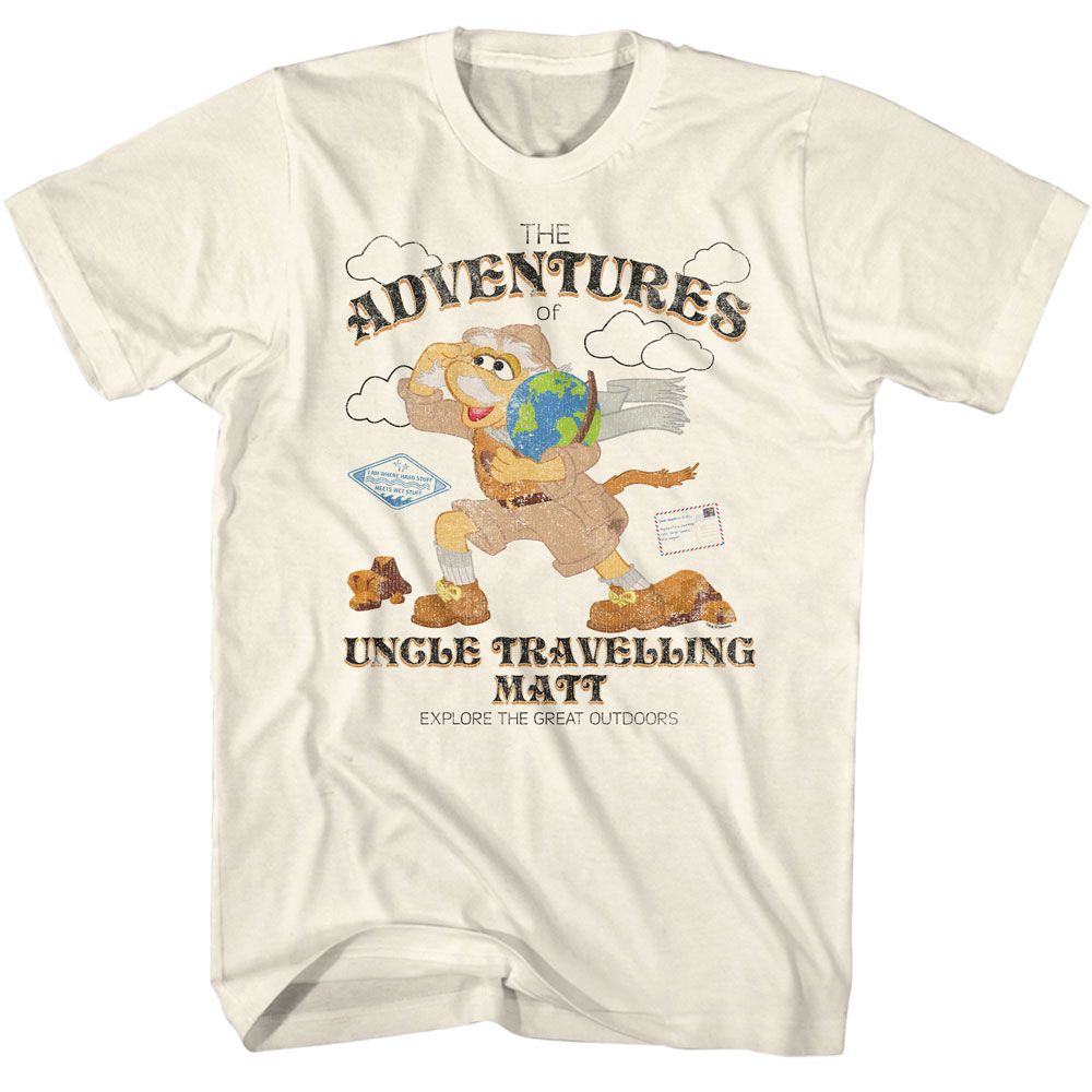 FRAGGLE ROCK-FRAGGLE ROCK ADVENTURES-NATURAL ADULT S/S TSHIRT