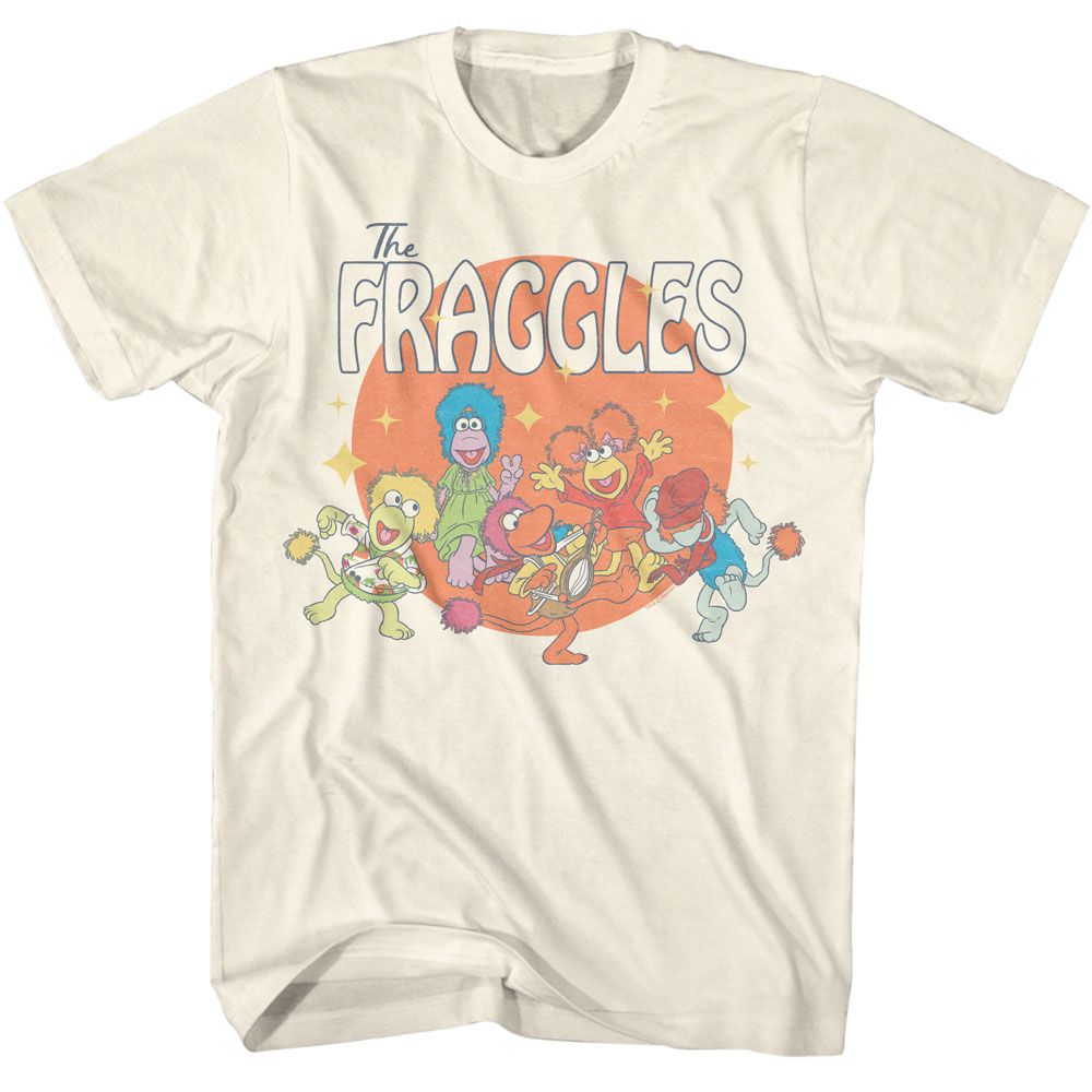 FRAGGLE ROCK-FRAGGLE ROCK THE FRAGGLES CIRCLE-NATURAL ADULT S/S TSHIRT