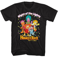 Thumbnail for FRAGGLE ROCK-FRAGGLE ROCK NIGHT OF THE LIGHTS-BLACK ADULT S/S TSHIRT