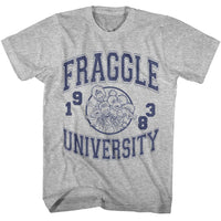 Thumbnail for FRAGGLE ROCK-FRAGGLE ROCK UNIVERSITY-GRAY HEATHER ADULT S/S TSHIRT