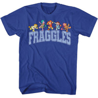 Thumbnail for FRAGGLE ROCK-FRAGGLE ROCK COLLEGIATE W CHARACTERS-ROYAL ADULT S/S TSHIRT