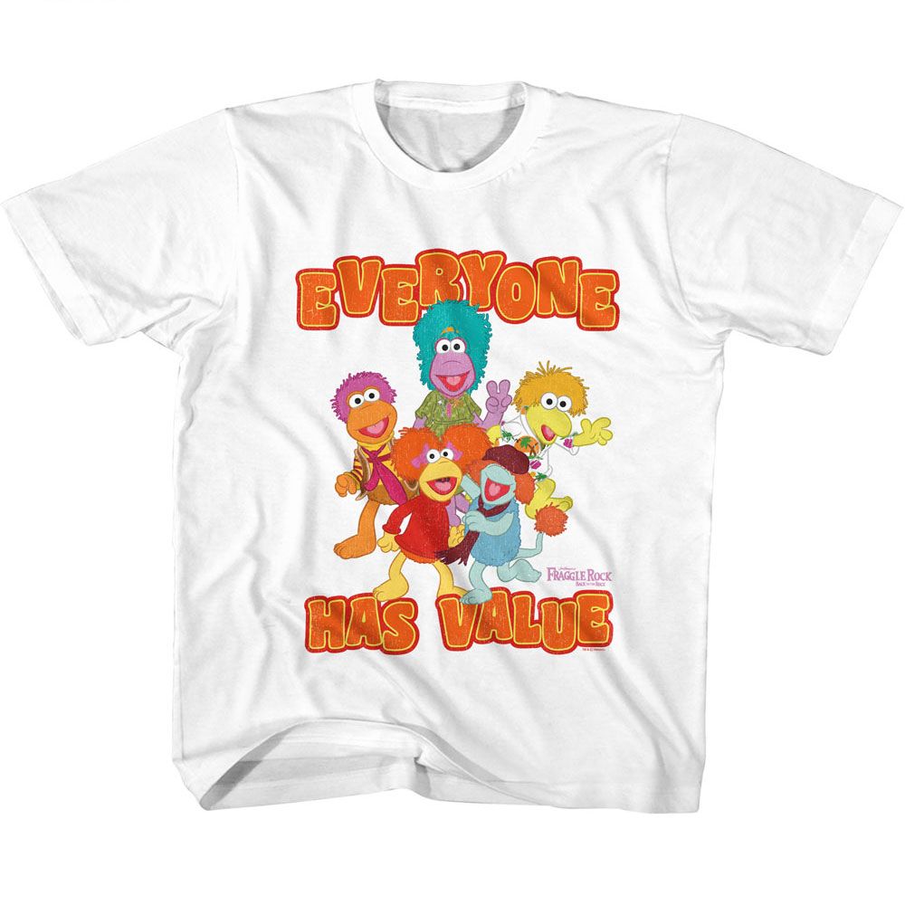 FRAGGLE ROCK-FRAGGLE ROCK VALUE-WHITE TODDLER S/S TSHIRT
