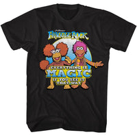 Thumbnail for FRAGGLE ROCK-FRAGGLE ROCK EVERYTHING IS MAGIC-BLACK ADULT S/S TSHIRT