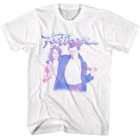 Thumbnail for FOOTLOOSE-FOOTLOOSE ARIEL AND REN-WHITE ADULT S/S TSHIRT