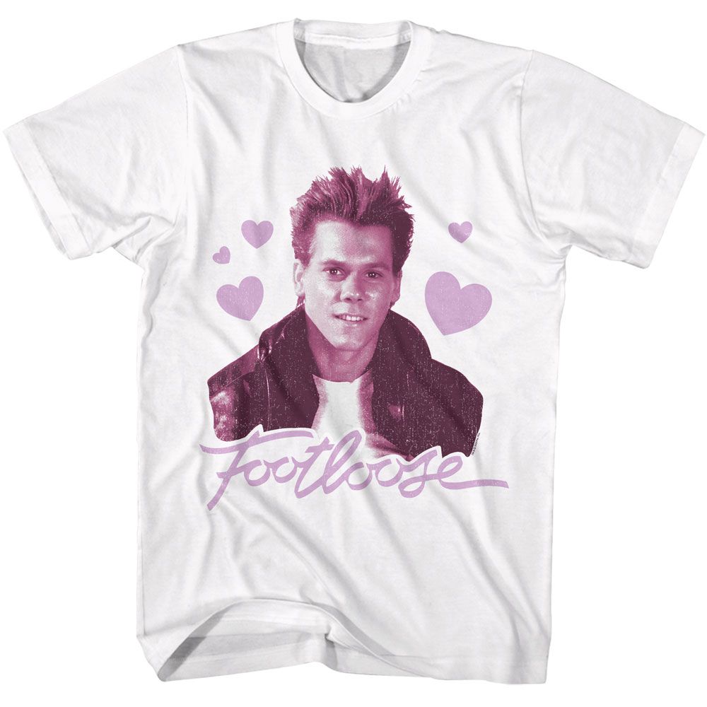 FOOTLOOSE-FOOTLOOSE REN CRUSH-WHITE ADULT S/S TSHIRT