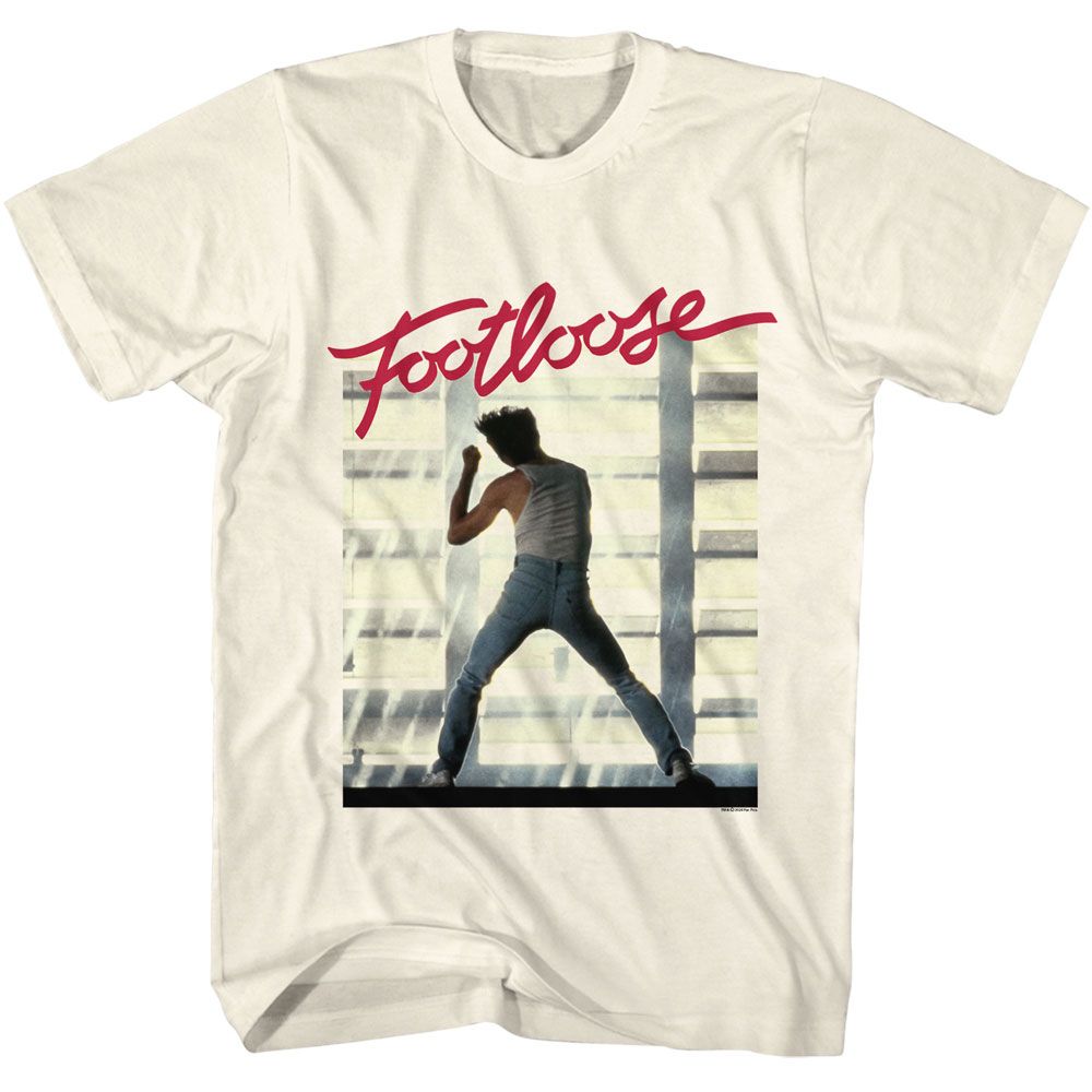 FOOTLOOSE-FOOTLOOSE DANCING-NATURAL ADULT S/S TSHIRT