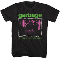 Thumbnail for GARBAGE-GARBAGE I THINK IM PARANOID-BLACK ADULT S/S TSHIRT