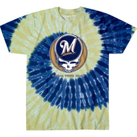 Thumbnail for Milwaukee Brewers Steal Your Base Tie-Dye T-Shirt