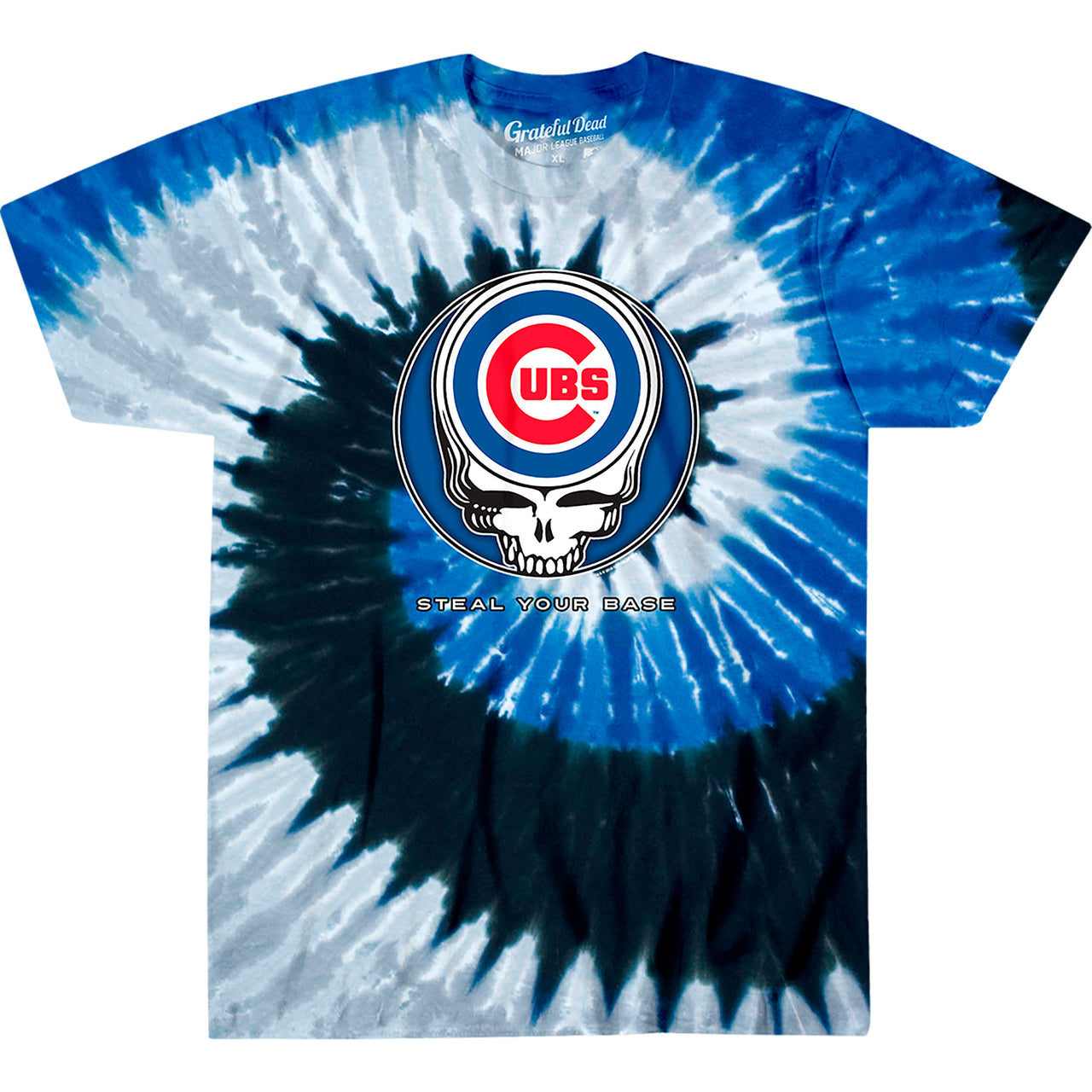 Chicago Cubs Steal Your Base Tie-Dye T-Shirt