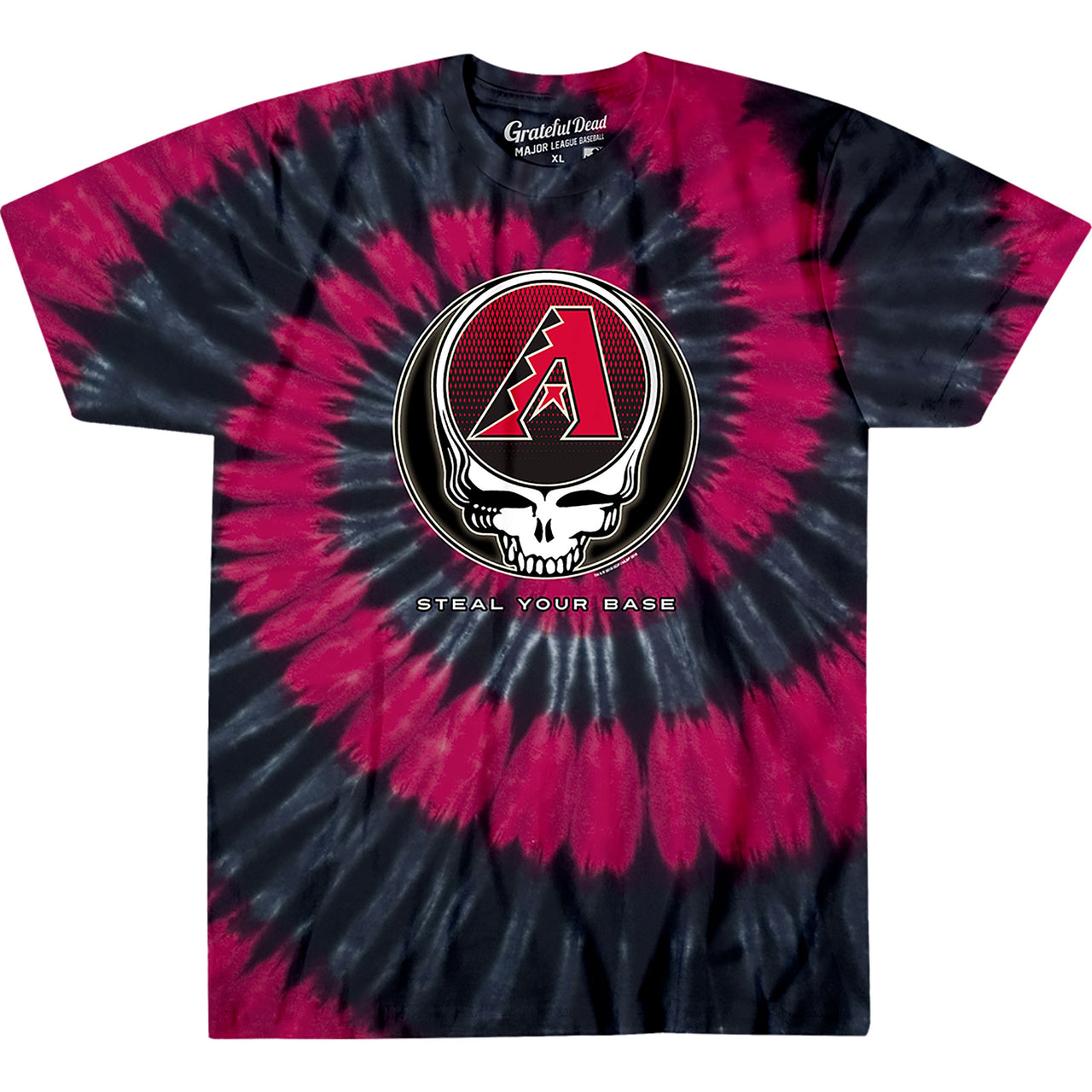Arizona Diamondbacks Steal Your Base Tie-Dye T-Shirt