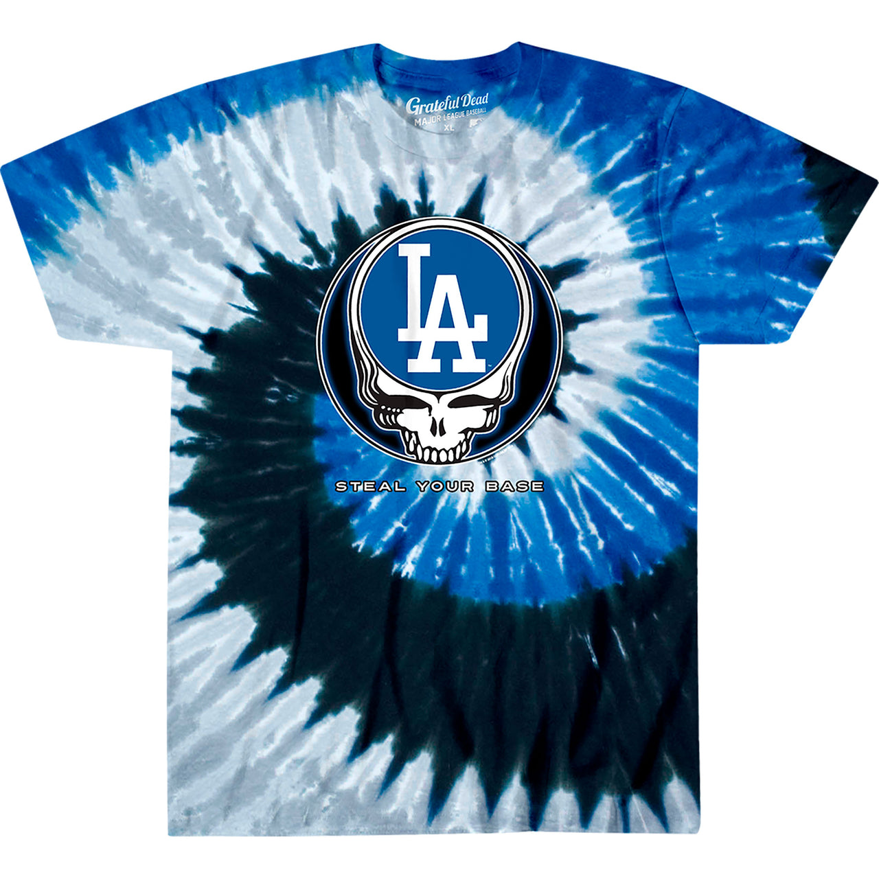 Los Angeles Dodgers Steal Your Base Tie-Dye T-Shirt