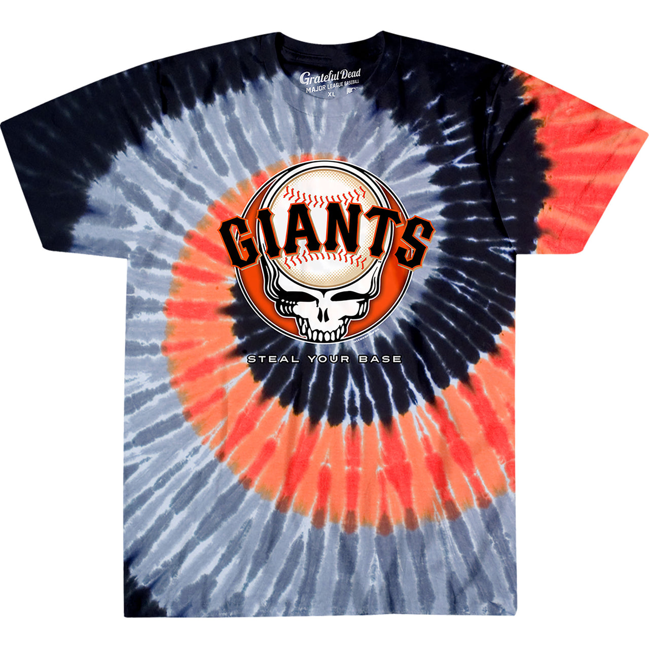 San Francisco Giants Steal Your Base Tie-Dye T-Shirt