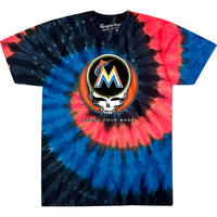 Thumbnail for Miami Marlins Steal Your Base Tie-Dye T-Shirt