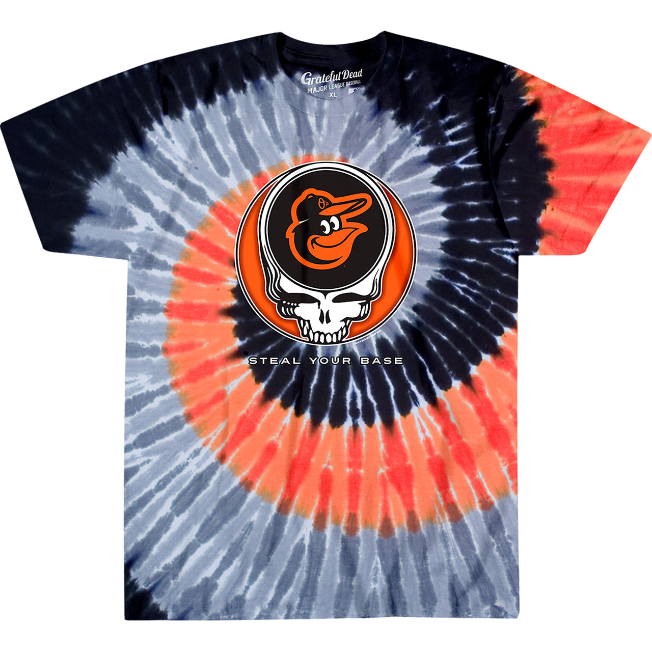 Baltimore Orioles Steal Your Base Tie-Dye T-Shirt