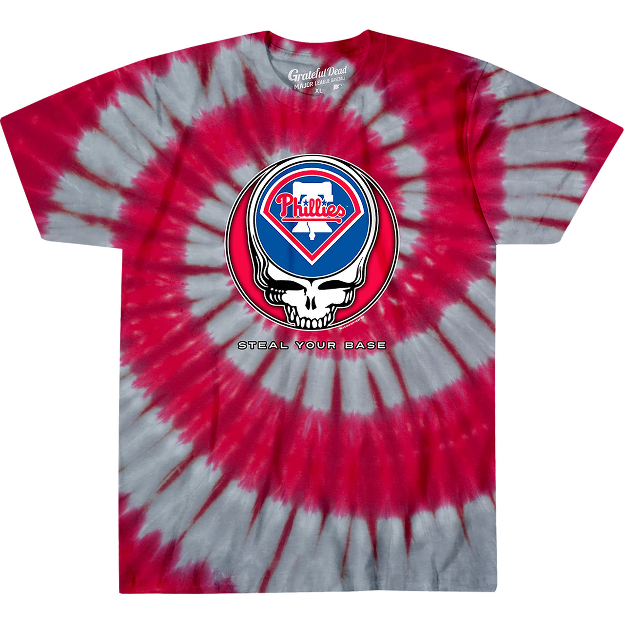 Philadelphia Phillies Steal Your Base Tie-Dye T-Shirt