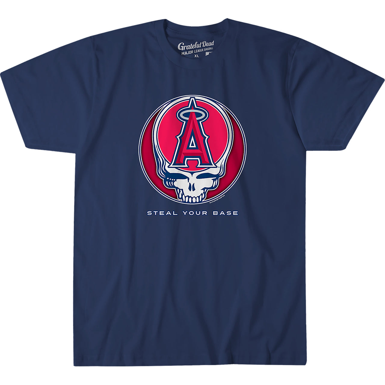 Los Angeles Angels Steal Your Base Navy Athletic T-Shirt