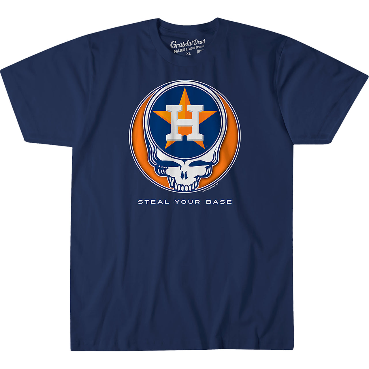 Houston Astros Steal Your Base Navy Athletic T-Shirt