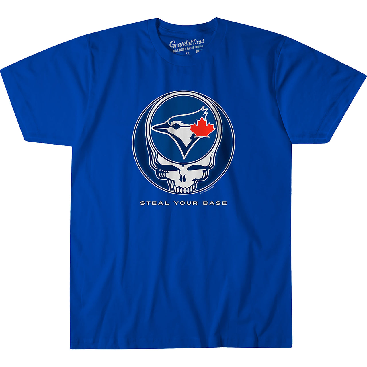 Toronto Blue Jays Steal Your Base Blue Athletic T-Shirt