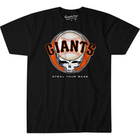 Thumbnail for San Francisco Giants Steal Your Base Black Athletic T-Shirt