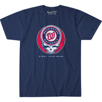 Thumbnail for Washington Nationals Steal Your Base Navy Athletic T-Shirt