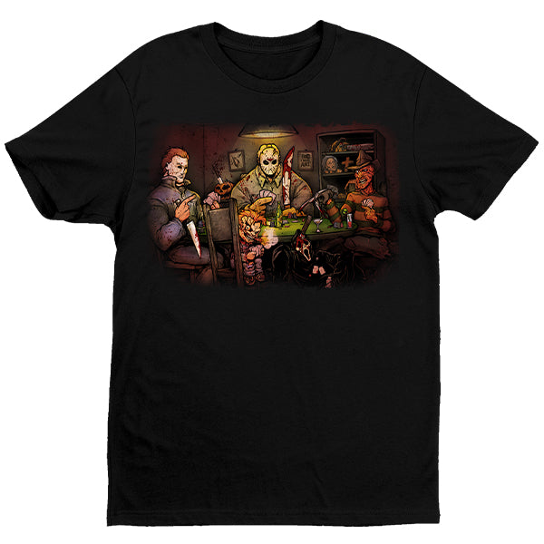 Slasher's Playing Poker Unisex T-Shirt