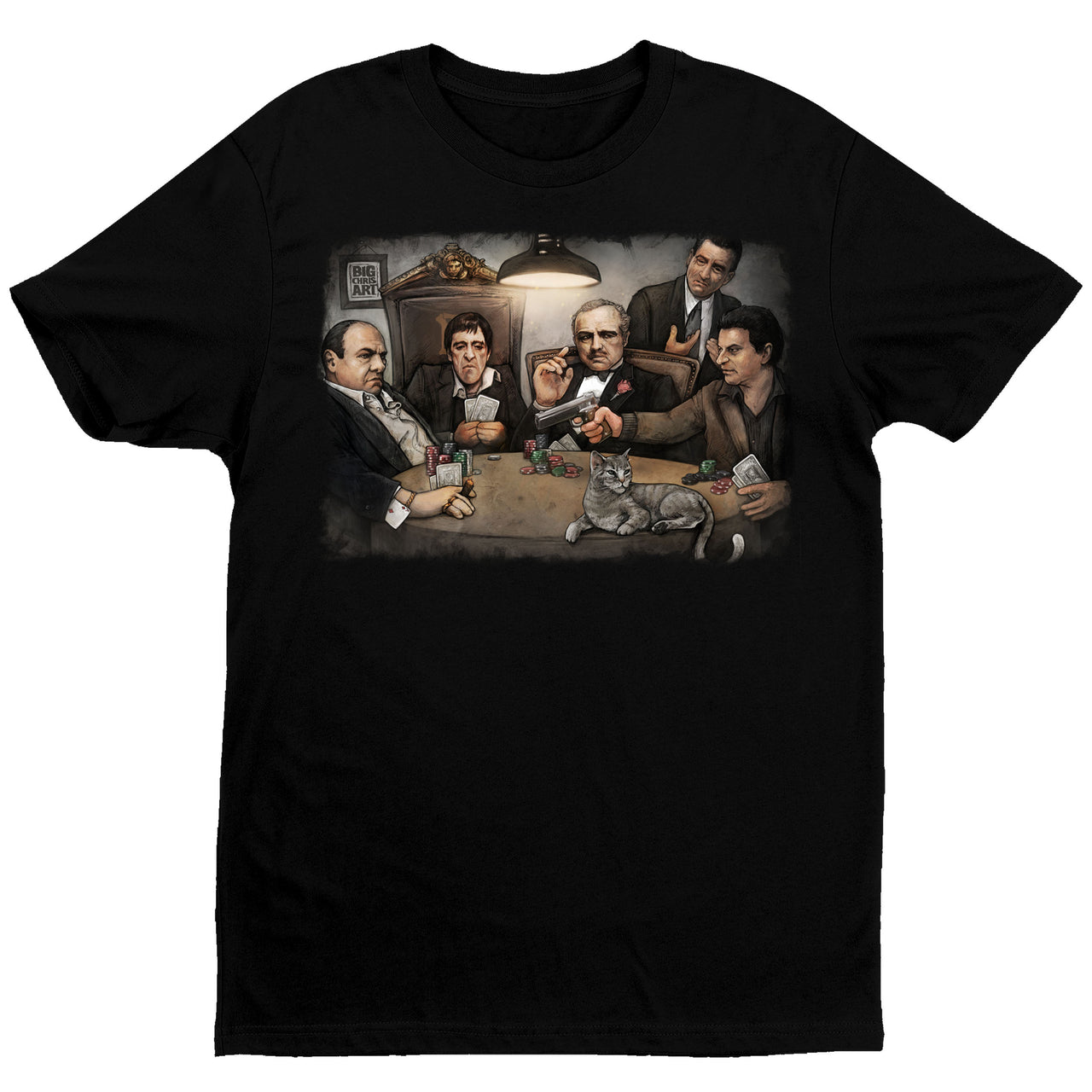 Gangster's Playing Poker Unisex T-Shirt