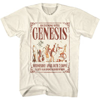 Thumbnail for GENESIS-EVENING WITH GENESIS POSTER-NATURAL ADULT S/S TSHIRT