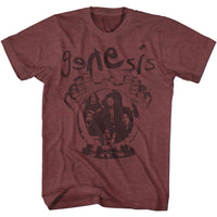 Thumbnail for GENESIS-CRYSTAL BALL-VINTAGE MAROON HEATHER ADULT S/S TSHIRT