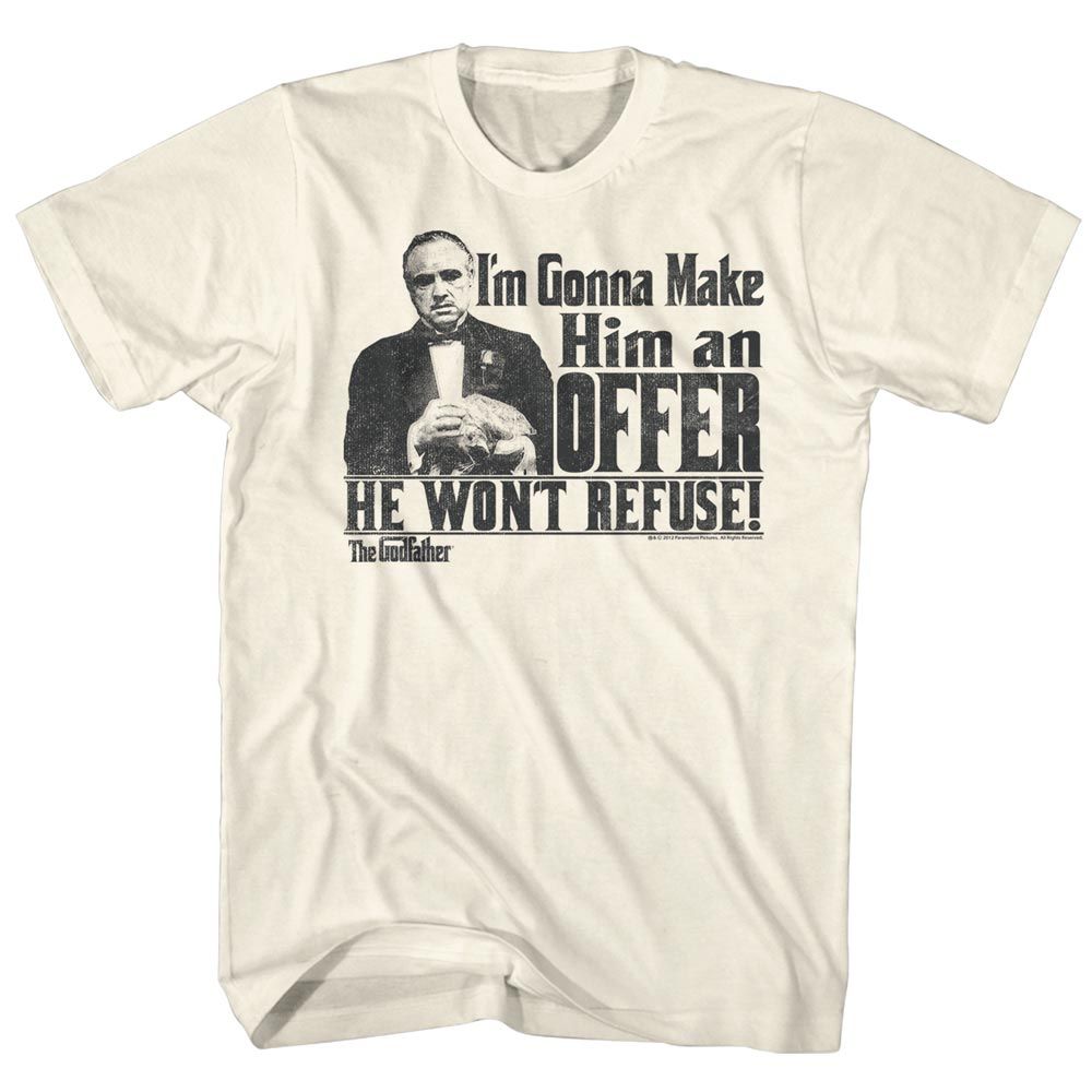 GODFATHER-AN OFFER-NATURAL ADULT S/S TSHIRT