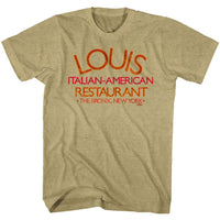 Thumbnail for GODFATHER-LOUIS RESTAURANT-KHAKI HEATHER ADULT S/S TSHIRT