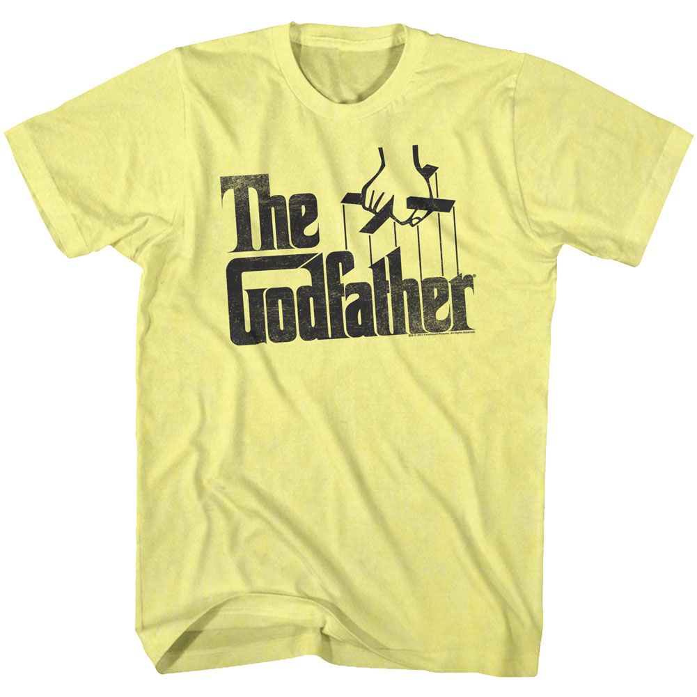 GODFATHER-LOGO-YELLOW HEATHER ADULT S/S TSHIRT