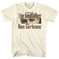 Thumbnail for GODFATHER-CUTTING EYES-NATURAL ADULT S/S TSHIRT