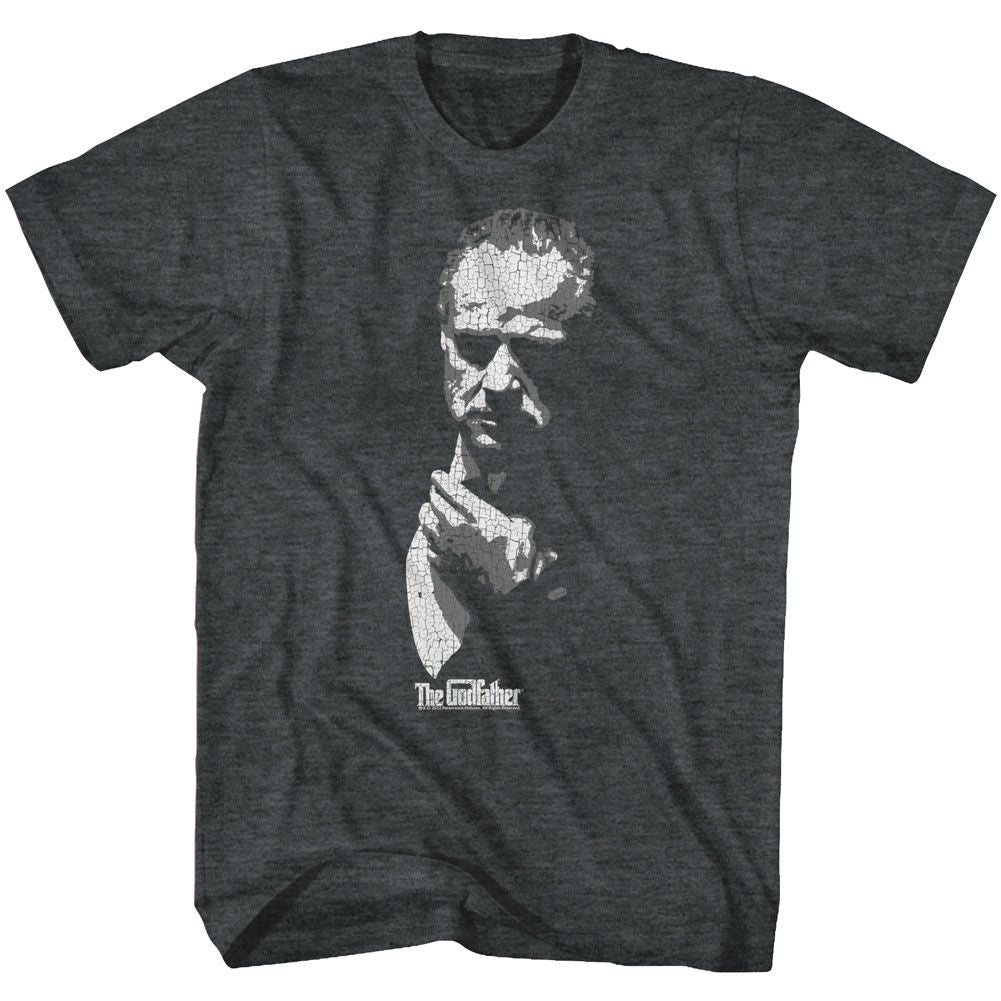 GODFATHER-GODFATHER SHADOW-BLACK HEATHER ADULT S/S TSHIRT
