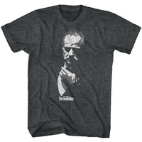 Thumbnail for GODFATHER-GODFATHER SHADOW-BLACK HEATHER ADULT S/S TSHIRT