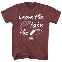 Thumbnail for GODFATHER-IF YOU LEAVE-VINTAGE MAROON HEATHER ADULT S/S TSHIRT