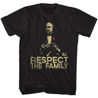 Thumbnail for GODFATHER-RESPECT-BLACK ADULT S/S TSHIRT