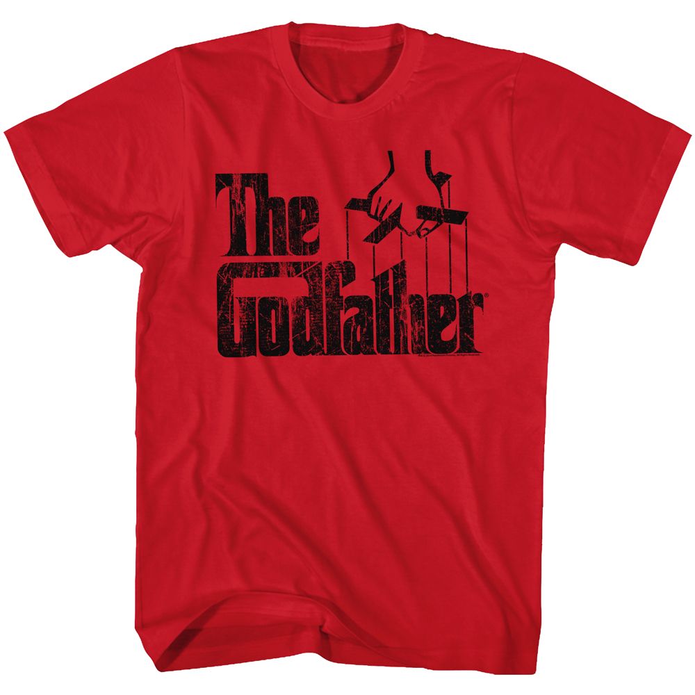 GODFATHER-LOGO BLACK-RED ADULT S/S TSHIRT