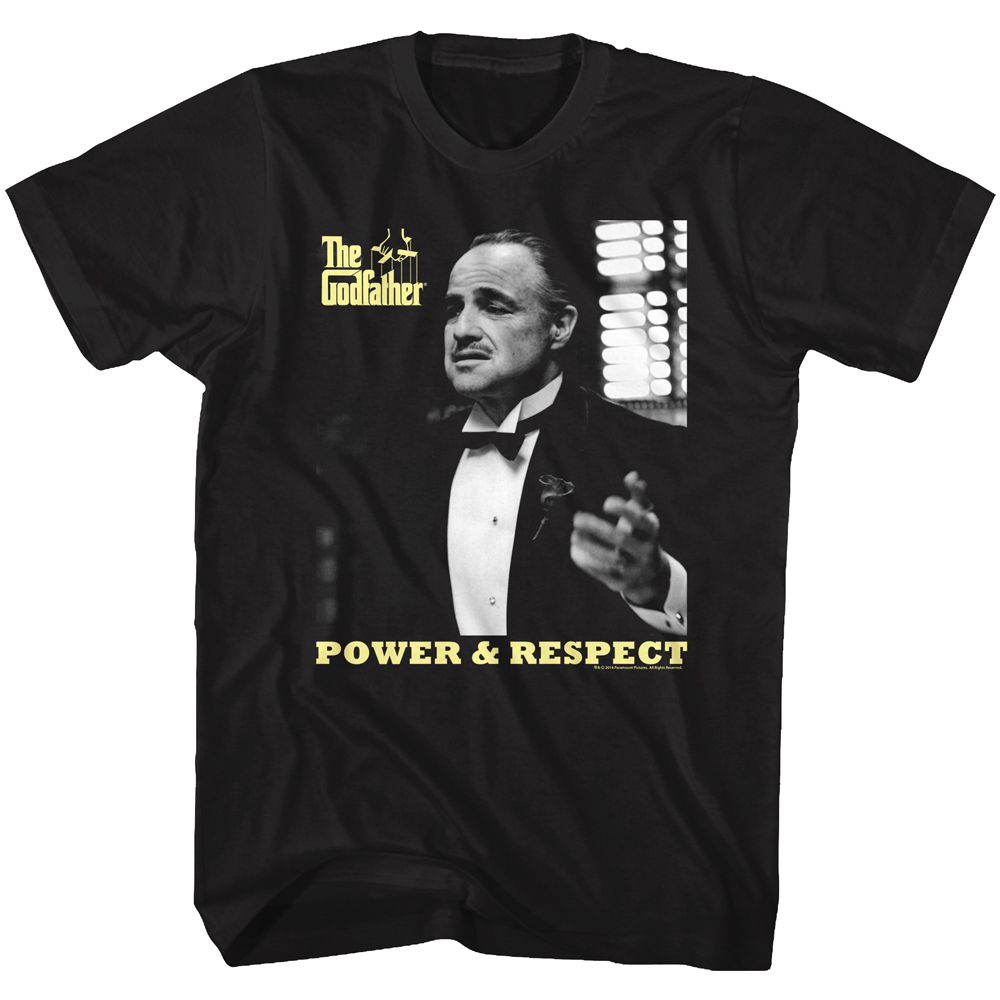 GODFATHER-POWSPECT-BLACK ADULT S/S TSHIRT