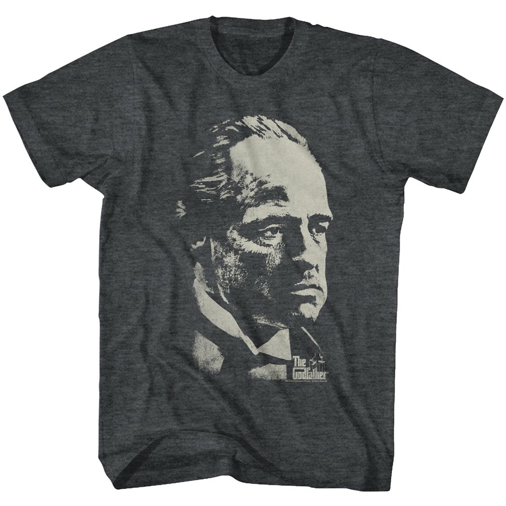 GODFATHER-WAGON-BLACK HEATHER ADULT S/S TSHIRT