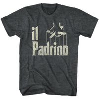 Thumbnail for GODFATHER-IL-BLACK HEATHER ADULT S/S TSHIRT