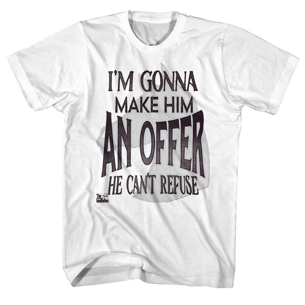 GODFATHER-SWIRLEH-WHITE ADULT S/S TSHIRT