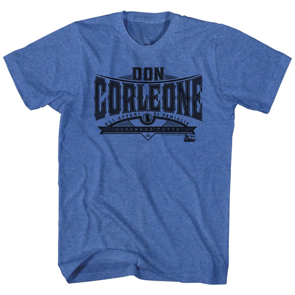 GODFATHER-DON CORLEONE-ROYAL HEATHER ADULT S/S TSHIRT