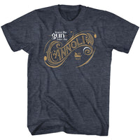 Thumbnail for GODFATHER-TAKE THE CANNOLI-NAVY HEATHER ADULT S/S TSHIRT
