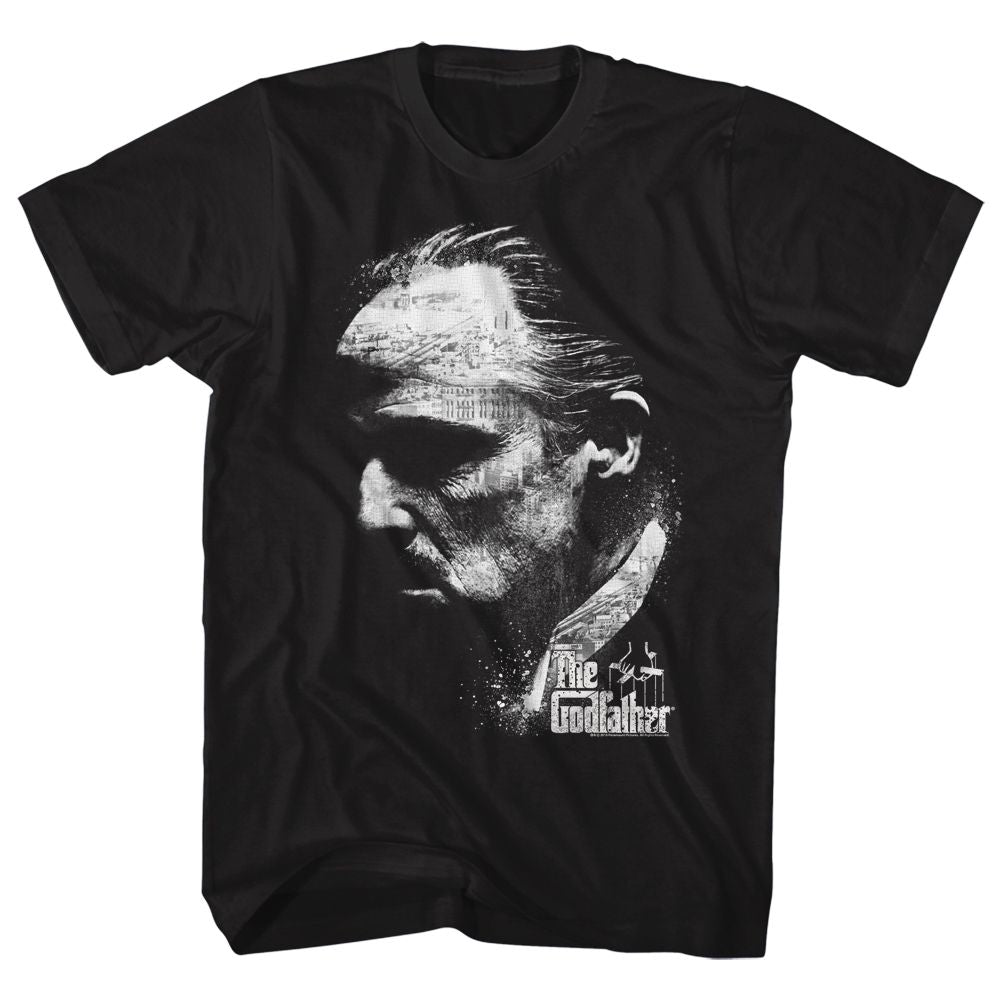 GODFATHER-CITY PROFILE-BLACK ADULT S/S TSHIRT