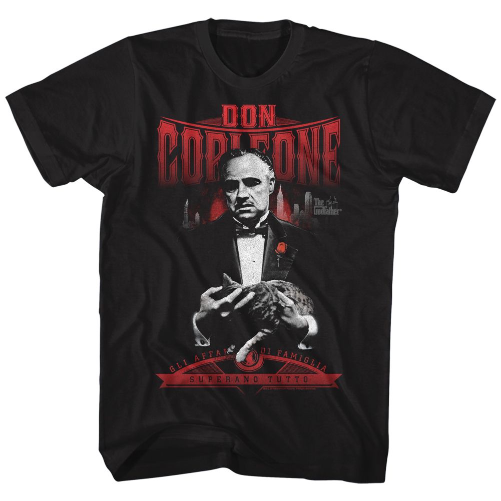 GODFATHER-EL DON-BLACK ADULT S/S TSHIRT