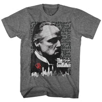 Thumbnail for GODFATHER-GODFATHER-GRAPHITE HEATHER ADULT S/S TSHIRT