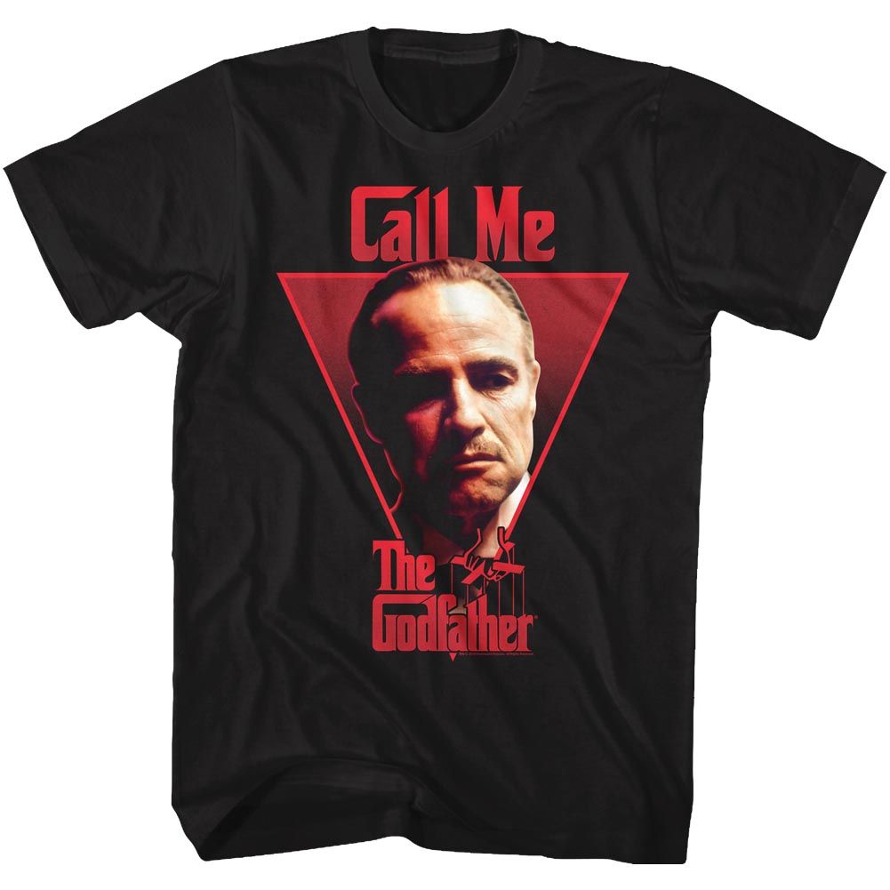 GODFATHER-CALL ME-BLACK ADULT S/S TSHIRT